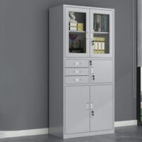 2-Door Metallic Cabinet with Safe