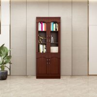 2-Door wooden office cabinet