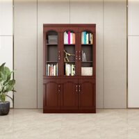 2-Door wooden office cabinet - Image 4