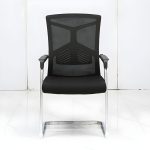 Ergonomic mesh office visitor seat
