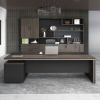 Zoe 180cm L-shaped executive desk - Image 2