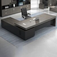 Zoe 180cm L-shaped executive desk - Image 5