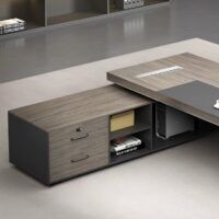 L-shaped 180cm executive desk - Image 5