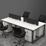 4-Way open view office workstation