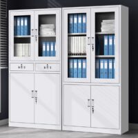 2-door metallic office cabinet - Image 5