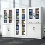 Half-Glass Office Storage Cabinet
