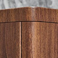 Modern Brown Vertical Filing Cabinet - Image 5