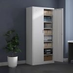 2 Door Metallic filing cabinet