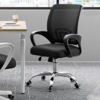 Secretarial mesh office seat