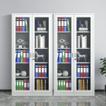 Office Storage Cabinet with Glass Door