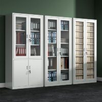 2-Door office cabinet (metallic) - Image 4