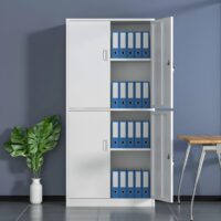2-Door metallic office storage cabinet - Image 2