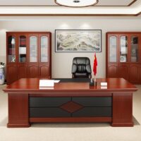 Boss Office L-shaped Imported Desk - Image 4