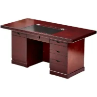 1.4 Meters Office Desk (Mahogany) - Image 5