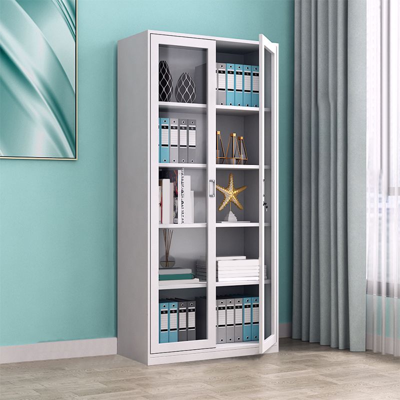 1200x1200-15.jpg 2-Door full-glass metallic office cabinet - Image 1