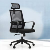 High-back executive office seat