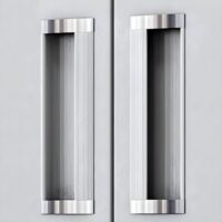 2-Door metallic full glass office cabinet - Image 4