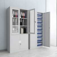 2-Door metallic office cabinet - Image 5
