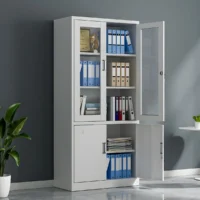 2-Door office cabinet (metallic)
