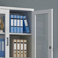 2-Door metallic office cabinet - Image 4