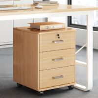 3-Drawer mobile pedestal (Beech)