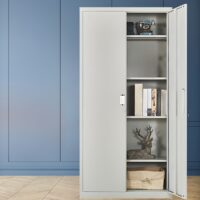 2-Door metallic office cabinet