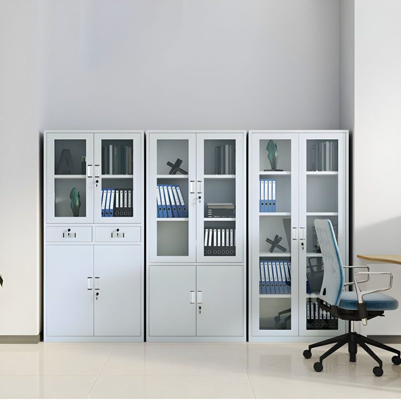 2-Door metallic office cabinet