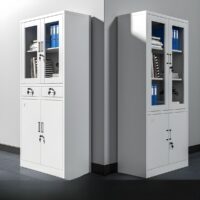 2 Door metallic office cabinet