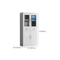 2 Door metallic office cabinet - Image 3