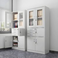 2-Door Metallic Office Safe Cabinet - Image 4