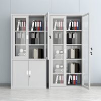 2-Door Metallic Office Cabinet(gray)