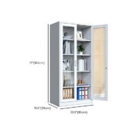 2 Door Full Glass Office Cabinet - Image 5