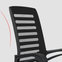 Ergonomic Black Mesh Office Task Chair - Image 3