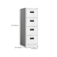 Modern Steel Storage Cabinet with Locking Drawers - Image 5