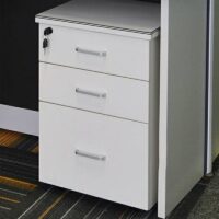 4-way office workstation (Blue) - Image 4