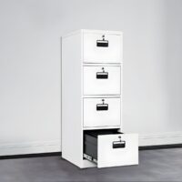 Four drawers metallic office cabinet - Image 4