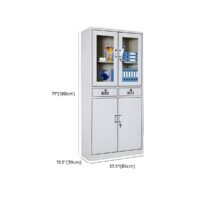 New 2-Door metallic office cabinet - Image 5