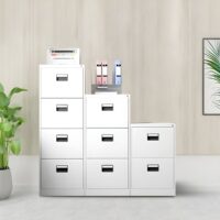 Three drawers metallic office cabinet - Image 2