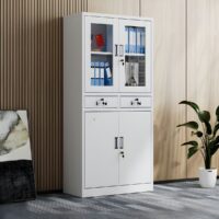 Two door metallic hospital cabinet - Image 2