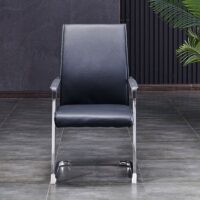Modern Leather Waiting Chair - Image 3