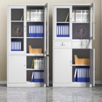 2-Door Metallic Storage Cabinet - Image 5