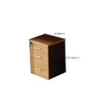 2 way office workstation (Brown) - Image 5