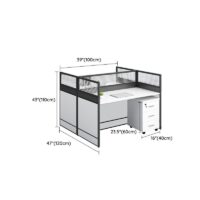 6-Way Modular Office Workstation - Image 5