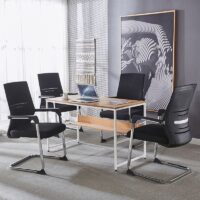 Upholstered Office Desk Chair - Image 3