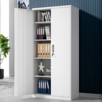 2-Door Metallic Office Cabinet - Image 4