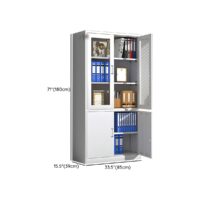 2-Door Metallic Office Cabinet(gray) - Image 5