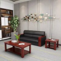 Modern Solid Wood Coffee Table - Image 3