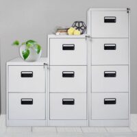 4-Drawers steel office cabinet - Image 2
