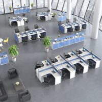4-Way Modern Office Workstation - Image 2