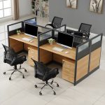 4-Way modular office workstation